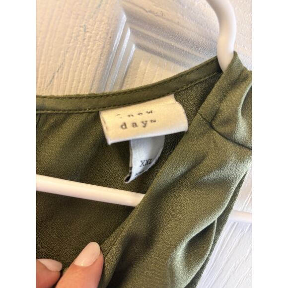 A New Day Women’s Tank Top Olive Green XXL - Picture 3 of 6